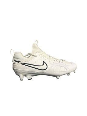 Nike Huarache 9 Varsity LAX Lacrosse Cleats White Black FD0090-101 Men's Size 8